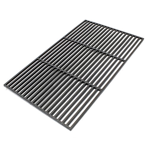 Gusseisen Grillrost eckig 67 x 40 cm massiv für Holzkohlegrill Gasgrill von Wiltec