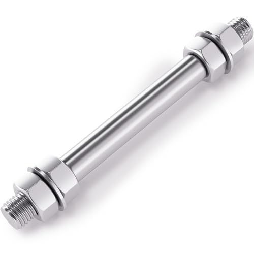 Wiltec Standard Steckachse 135 x 20 mm für Schubkarre, Nabenbreite 95 mm, Achse für Schubkarren Rad, Trolley, Sackkarre, Handwagen Wiltec Standard Steckachse 135 x 20 mm für Schubkarre, Nabenbreite 95 mm, Achse für Schubkarren Rad, Trolley, Sackkarre, Handwagen von Wiltec