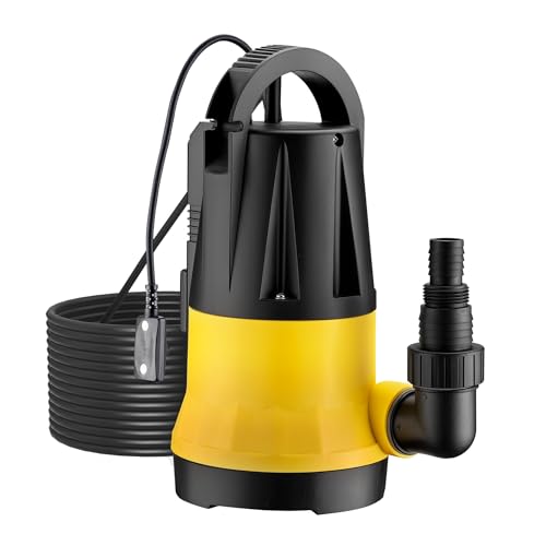 Wiltec Tauchpumpe mit Sensor 900 W, Tiefbrunnenpumpe mit 2 Modi, leistungsstarke Wasserpumpe 15000 l/h, Brunnenpumpe 10 m Förderhöhe & 7 m Tiefe Wiltec Tauchpumpe mit Sensor 900 W, Tiefbrunnenpumpe mit 2 Modi, leistungsstarke Wasserpumpe 15000 l/h, Brunnenpumpe 10 m Förderhöhe & 7 m Tiefe von Wiltec