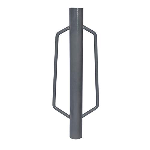 Wiltec Pfahlramme Ø 76 mm Handramme aus Stahl, Pfostenramme mit 2 Handgriffen, Zaunpfahlramme zum Einschlagen von Pfosten beim Zaunbau Wiltec Pfahlramme Ø 76 mm Handramme aus Stahl, Pfostenramme mit 2 Handgriffen, Zaunpfahlramme zum Einschlagen von Pfosten beim Zaunbau von Wiltec