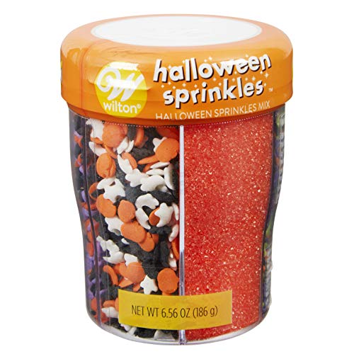 Food Items 710-0-0536 Sprinkle Mix, Halloween, 6 Zellen von Wilton
