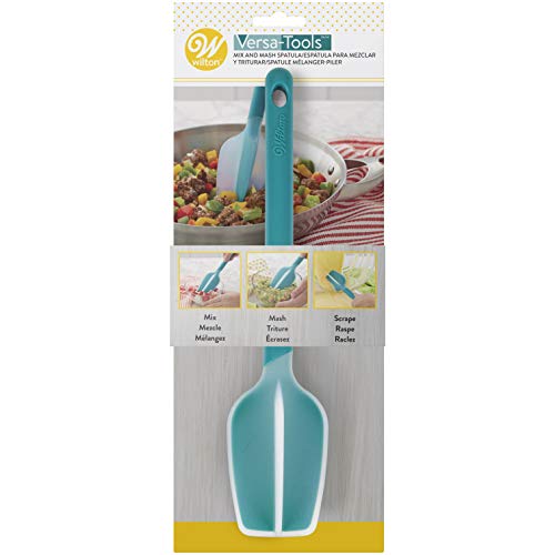 Wilton Versa-Tools Silikon-Mix- und Schneebesen-Spatel zum Kochen und Backen von Wilton