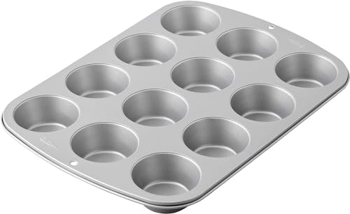 Wilton 03-3118 Cupcake- /Muffin-Backform, Recipe Right, Antihaft, 12 Vertiefungen von Wilton