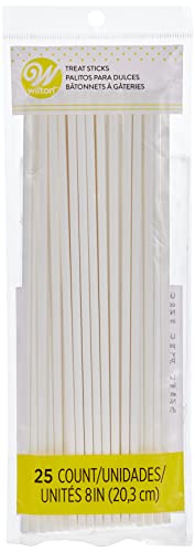 Wilton 1912-9320 Cakepop-Stiele 20 cm, Paper, Weiß, 0.48 x 0.48 x 20.21 cm von Wilton
