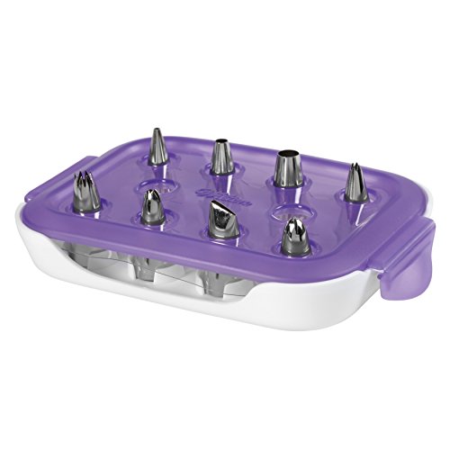 Wilton 2104-1369 Spritztüllen Anfänger Set, Edelstahl, Lila, 5,08 x 15.87 x 17.14 cm Wilton 2104-1369 Spritztüllen Anfänger Set, Edelstahl, Lila, 5,08 x 15.87 x 17.14 cm von Wilton