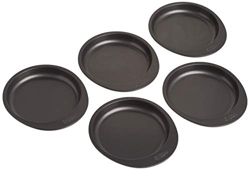 Wilton 2105-0112 Cake Pan Easy Layers, Backform, Stahl, 15,2 cm, anthrazit, 5 Einheiten von Wilton