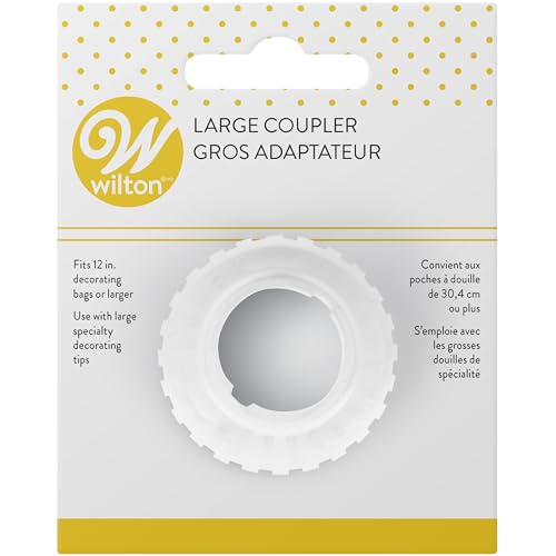 Wilton Adapter Groß Kupplung für Alle die Großen Wilton Spritztüllen und Spritzbeutel Düsen, Kunststoff Kupplung Düse Kuchen Dekorieren - 1 Stück Wilton Adapter Groß Kupplung für Alle die Großen Wilton Spritztüllen und Spritzbeutel Düsen, Kunststoff Kupplung Düse Kuchen Dekorieren - 1 Stück von Wilton
