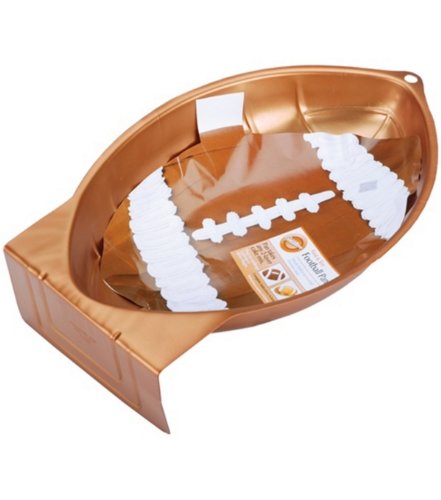 Wilton Backform Neuheit Rugbyball, Aluminium, 12 x 7.75 x 3 in, Braun Wilton Backform Neuheit Rugbyball, Aluminium, 12 x 7.75 x 3 in, Braun von Wilton