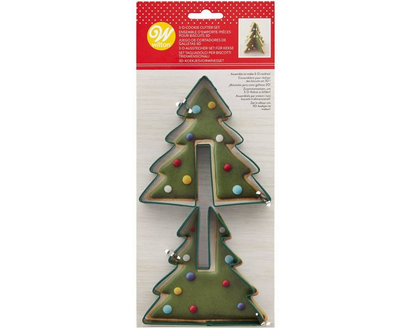 Wilton Ausstechform Wilton 3D - Cutter / Ausstechformen, Metall, (2-St), 2 Teile zum ineinanderstecken von Wilton