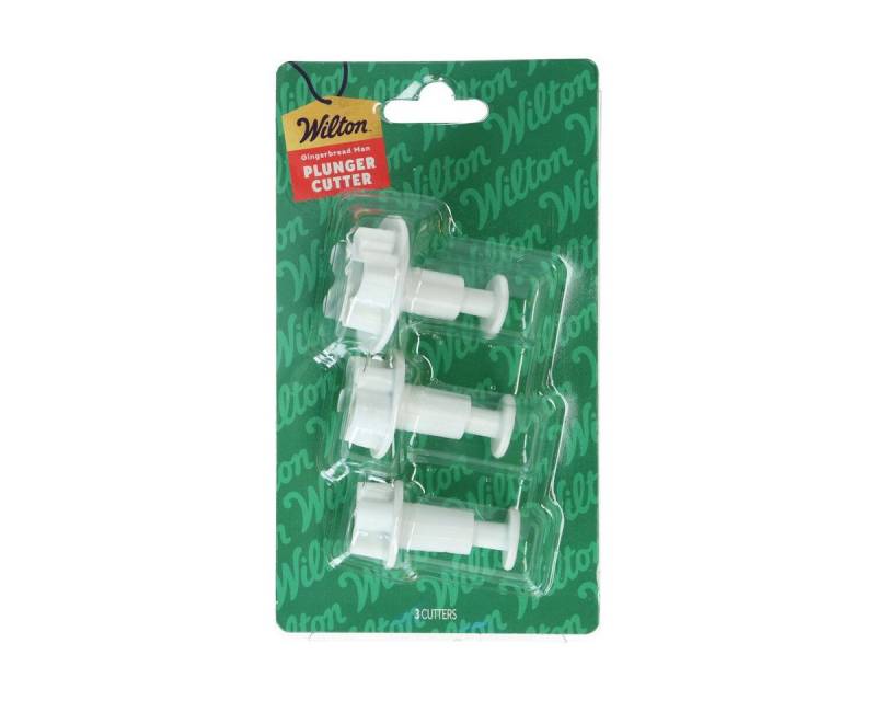Wilton Ausstechform Wilton Plunger Cutter/ Stempel- Ausstecher 3er Set, (Set), mit Auswerfer von Wilton
