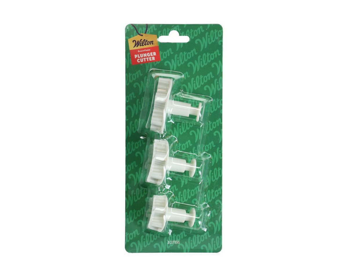 Wilton Ausstechform Wilton Plunger Cutter/ Stempel- Ausstecher 3er Set, (Set), mit Auswerfer von Wilton