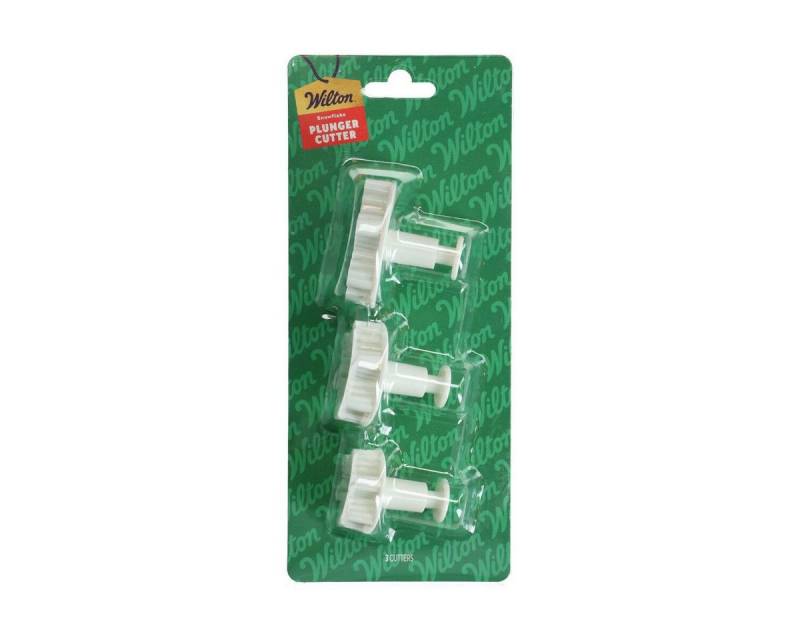 Wilton Ausstechform Wilton Plunger Cutter/ Stempel- Ausstecher 3er Set, (Set), mit Auswerfer von Wilton