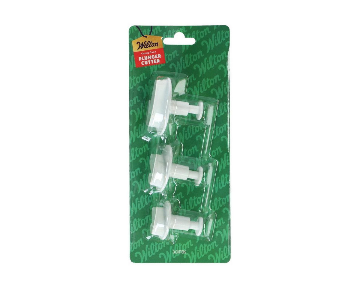 Wilton Ausstechform Wilton Plunger Cutter/ Stempel- Ausstecher 3er Set, Kunststoff, (Set, 3-St), mit Auswerfer von Wilton