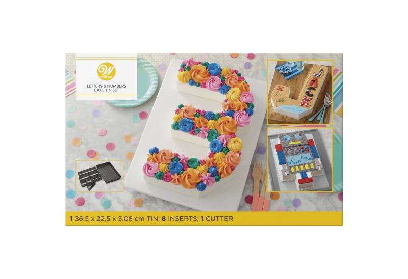 Wilton Backform Wilton Backform Celebrations Numbers & Letters Wilton Backform Wilton Backform Celebrations Numbers & Letters von Wilton