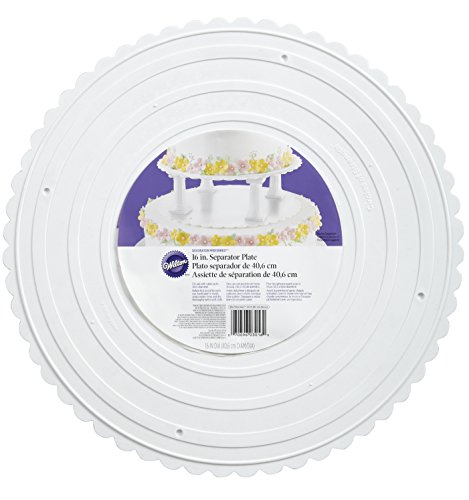 Wilton Decorator Preferred Trennplatte, rund, mit gewelltem Rand, 40,1 cm von Wilton