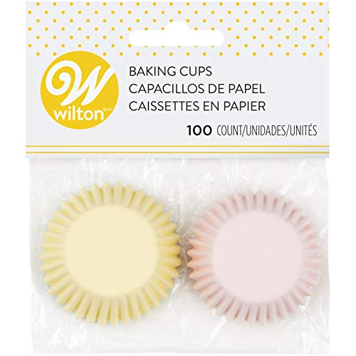 Wilton Mini Cups Mini-Papierförmchen, Pastellfarben, 100 Stück von Wilton