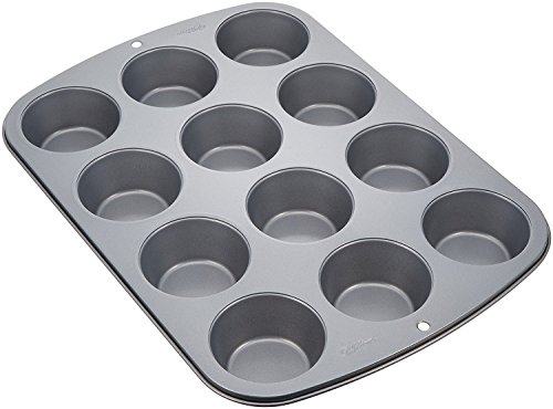 Wilton Recipe Right Muffinform für 12 Muffins: Antihaftbeschichtet Muffinblech 12er Backblech Gute Wärmeübertragung - 28 x 20 x 2,5 cm von Wilton