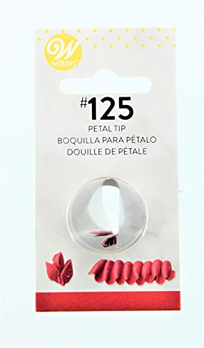 Wilton Spritztülle #125 RVS für Spritzbeutel - Tortendeko Dekorationswerkzeuge DIY Backzubehör Gebäck Torten Kuchen Muffins Churros Wiederverwendbar Spülmaschinen Geeignet - #125 Blumen Wilton Spritztülle #125 RVS für Spritzbeutel - Tortendeko Dekorationswerkzeuge DIY Backzubehör Gebäck Torten Kuchen Muffins Churros Wiederverwendbar Spülmaschinen Geeignet - #125 Blumen von Wilton