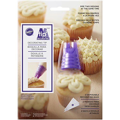 Wilton Tip2 Duo Spritztüllen-Set, Plastik, Mehrfarbig, 3.2 x 12.7 x 17.86 cm Wilton Tip2 Duo Spritztüllen-Set, Plastik, Mehrfarbig, 3.2 x 12.7 x 17.86 cm von Wilton