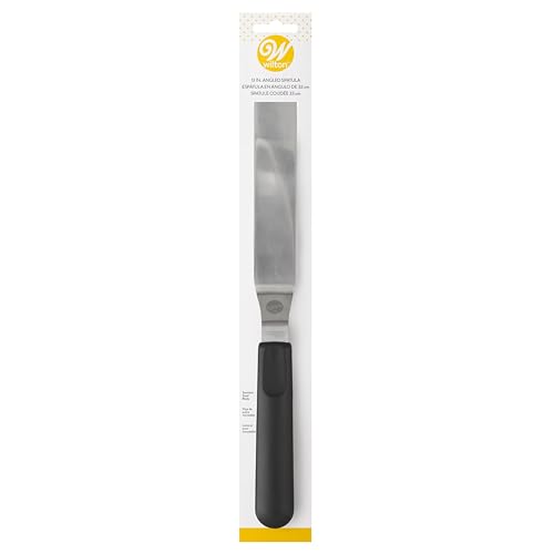 Wilton Decorator Preferred Spatula Abgewinkelt - Edelstahl Winkelpalette für Torten, Streichpaletten zum Streichen von Icing oder Creme, Glasurspatel - 32,5 cm, Schwarz Wilton Decorator Preferred Spatula Abgewinkelt - Edelstahl Winkelpalette für Torten, Streichpaletten zum Streichen von Icing oder Creme, Glasurspatel - 32,5 cm, Schwarz von Wilton