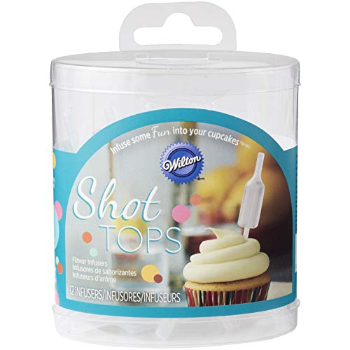 Wilton flaschenförmige Shot Tops Geschmacksaufgüsse, 12 Stück Wilton flaschenförmige Shot Tops Geschmacksaufgüsse, 12 Stück von Wilton