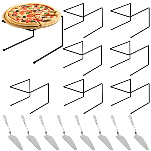 16-teiliges Pizza-Pfannenständer und Tortenheber-Set, inklusive 8 Tisch-Speiseplatten und 8 Kuchenheber, Pizza-Serviertablett, Spatel für Dessert, Käse, Backen 16-teiliges Pizza-Pfannenständer und Tortenheber-Set, inklusive 8 Tisch-Speiseplatten und 8 Kuchenheber, Pizza-Serviertablett, Spatel für Dessert, Käse, Backen von sailupxinyuan