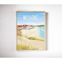 Poster Wissant - "The Beach" 50x70cm Poster Wissant - "The Beach" 50x70cm von WimAffiches