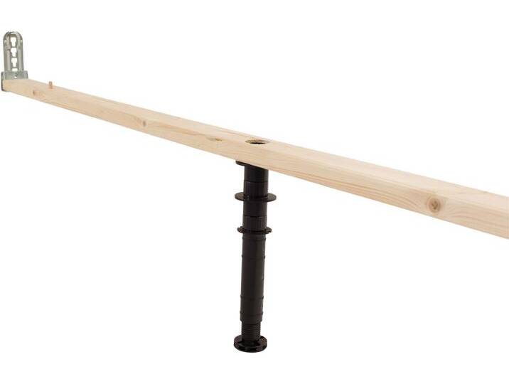 Bett WIMEX Easy, große Auswahl an Größen und Farben, auch in Komforthöhe , weiß (weiß, schwarz), H:38cm L:210cm, Betten, ohne Kopfteil, ideal unter Dachschrägen oder Fenster von Wimex