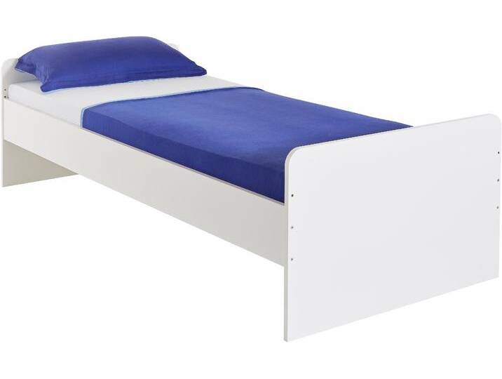 Bett WIMEX Joker Gästebett , weiß, B:95cm L:204cm, Betten, Bettgestell, Liegefläche 90x200cm, mit höhenverstellbaren Seitenteilen von Wimex