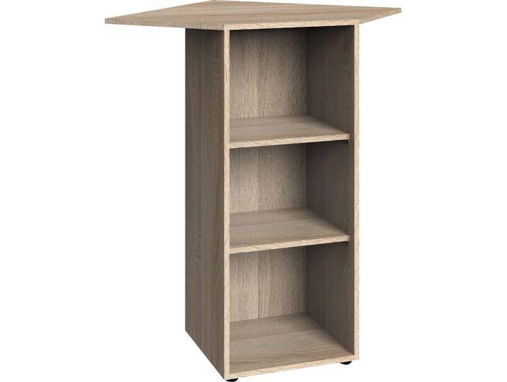 Eckregal WIMEX Multiraumkonzept , braun (eiche sägerau, nachbildung), B:66cm H:98cm T:40cm, Holzwerkstoff, Spanplatte, Regale, planbar und erweiterbar von Wimex