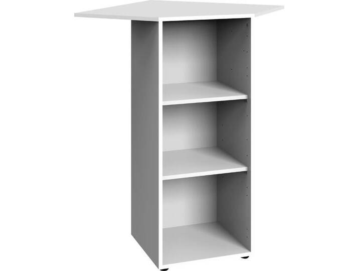 Eckregal WIMEX Multiraumkonzept , weiß, B:66cm H:98cm T:40cm, Holzwerkstoff, Spanplatte, Regale, planbar und erweiterbar von Wimex