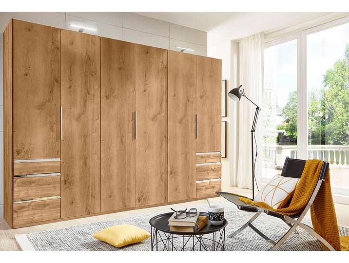 Kleiderschrank WIMEX Level by fresh to go , braun (plankeneichefarben), B:300cm H:236cm T:58cm, Schränke, mit Schubladen von Wimex