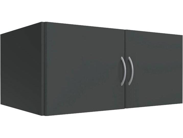 Kleiderschrank WIMEX Multiraumkonzept Schrank Garderobe Aufsatzschrank , grau (grafit), B:80cm H:40cm T:40cm, Spanplatte, Schränke, Schranksystem von Wimex