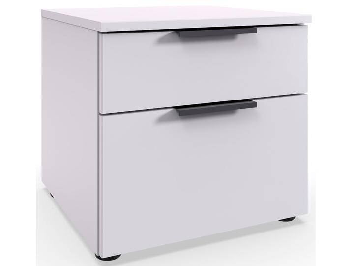 Nachtkommode WIMEX level36 A by fresh to go , weiß, B:41cm H:39cm T:41cm, Spanplatte, Sideboards, 2 Schubladen mit soft-close Funktion von Wimex
