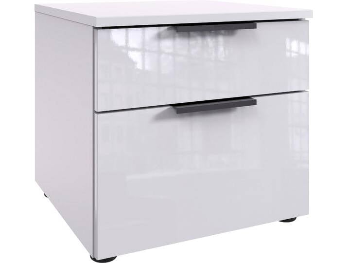 Nachtkommode WIMEX level36 D by fresh to go , weiß (korpus weiß, front lack weiß), B:41cm H:39cm T:41cm, Spanplatte, Sideboards, mit soft-close Funktion und Lackfronten, 2 Schubladen von Wimex