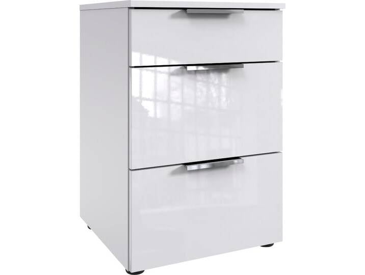 Nachtkommode WIMEX level36 D by fresh to go , weiß (korpus weiß, front lack weiß), B:41cm H:61cm T:41cm, Spanplatte, Sideboards, mit soft-close Funktion und Lackfronten von Wimex