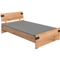 Wimex Bett "Liverpool, 3 Breiten zur Auswahl, Made in Germany" mit rustikalen Metallbeschlägen im coolen Loft Style Wimex Bett "Liverpool, 3 Breiten zur Auswahl, Made in Germany" mit rustikalen Metallbeschlägen im coolen Loft Style von Wimex