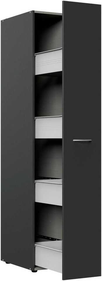 Wimex Apothekerschrank Multiraumkonzept, 30/54/185cm (B/T/H), Made in Germany Schranksystem MRK, geräumiger Hochschrank mit 4 Schubladen von Wimex