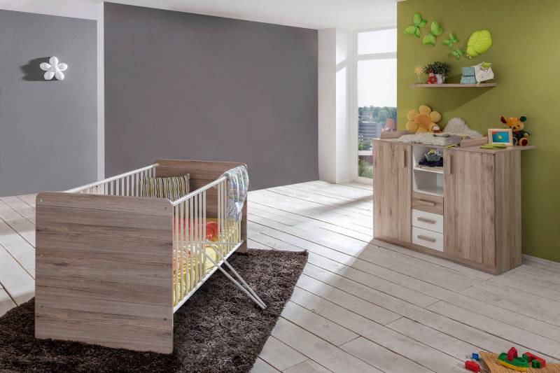 Wimex Babymöbel-Set Bergamo, (Spar-Set, 2-tlg), Bett + Wickelkommode von Wimex
