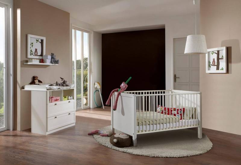 Wimex Babymöbel-Set Helsingborg, (Spar-Set, 2-tlg), Bett + Wickelkommode von Wimex
