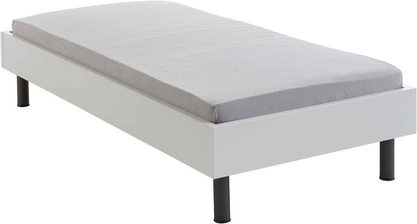 Wimex Bett Easy, große Auswahl an Größen und Farben, auch in Komforthöhe (Made in Germany), ohne Kopfteil, ideal unter Dachschrägen oder Fenster von Wimex