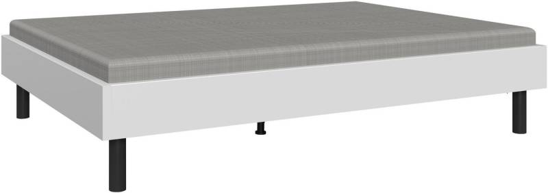 Wimex Bett Easy, große Auswahl an Größen und Farben, auch in Komforthöhe (Made in Germany), ohne Kopfteil, ideal unter Dachschrägen oder Fenster von Wimex