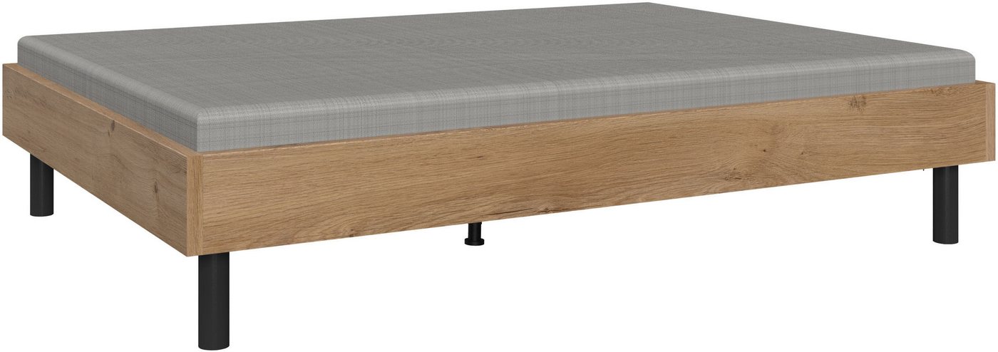 Wimex Bett Easy, große Auswahl an Größen und Farben, auch in Komforthöhe (Made in Germany), ohne Kopfteil, ideal unter Dachschrägen oder Fenster von Wimex