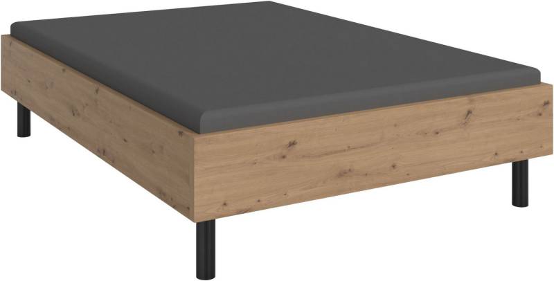 Wimex Bett Easy, große Auswahl an Größen und Farben, auch in Komforthöhe (Made in Germany), ohne Kopfteil, ideal unter Dachschrägen oder Fenster von Wimex