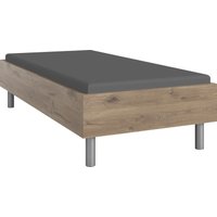 Wimex Bett "Easy, große Auswahl an Größen und Farben, auch in Komforthöhe", (Made in Germany), ohne Kopfteil, ideal unter Dachschrägen oder Fenster von Wimex