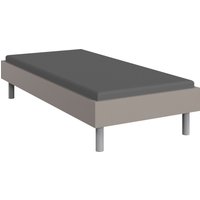 Wimex Bett "Easy, große Auswahl an Größen und Farben, auch in Komforthöhe", (Made in Germany), ohne Kopfteil, ideal unter Dachschrägen oder Fenster von Wimex