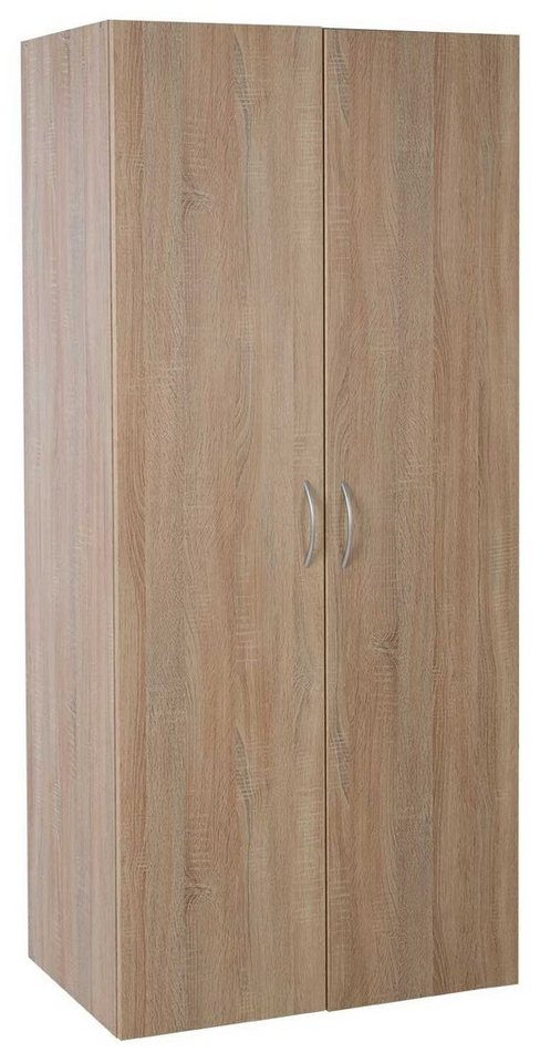 Wimex Drehtürenschrank Kleiderschrank MULTIRAUMKONZEPT, B 80 cm x H 185 cm, Eiche Sägerau Dekor, 2 Türen von Wimex