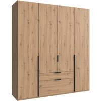 Wimex Kleiderschrank "Mugano, in vielen Breiten, 208 oder 236cm hoch, Made in Germany", (mit langen oder kurzen Griffen aus Metall), wahlweise mit oder ohne Spiegel, mit Schubladen von Wimex
