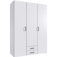 Wimex Drehtürenschrank "Mugano" mit langen oder kurzen Griffen aus Metall, wahlweise mit oder ohne Spiegel, mit Schubladen von Wimex