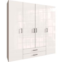 Wimex Drehtürenschrank "Mugano" mit langen oder kurzen Griffen aus Metall, wahlweise mit oder ohne Spiegel, mit Schubladen von Wimex